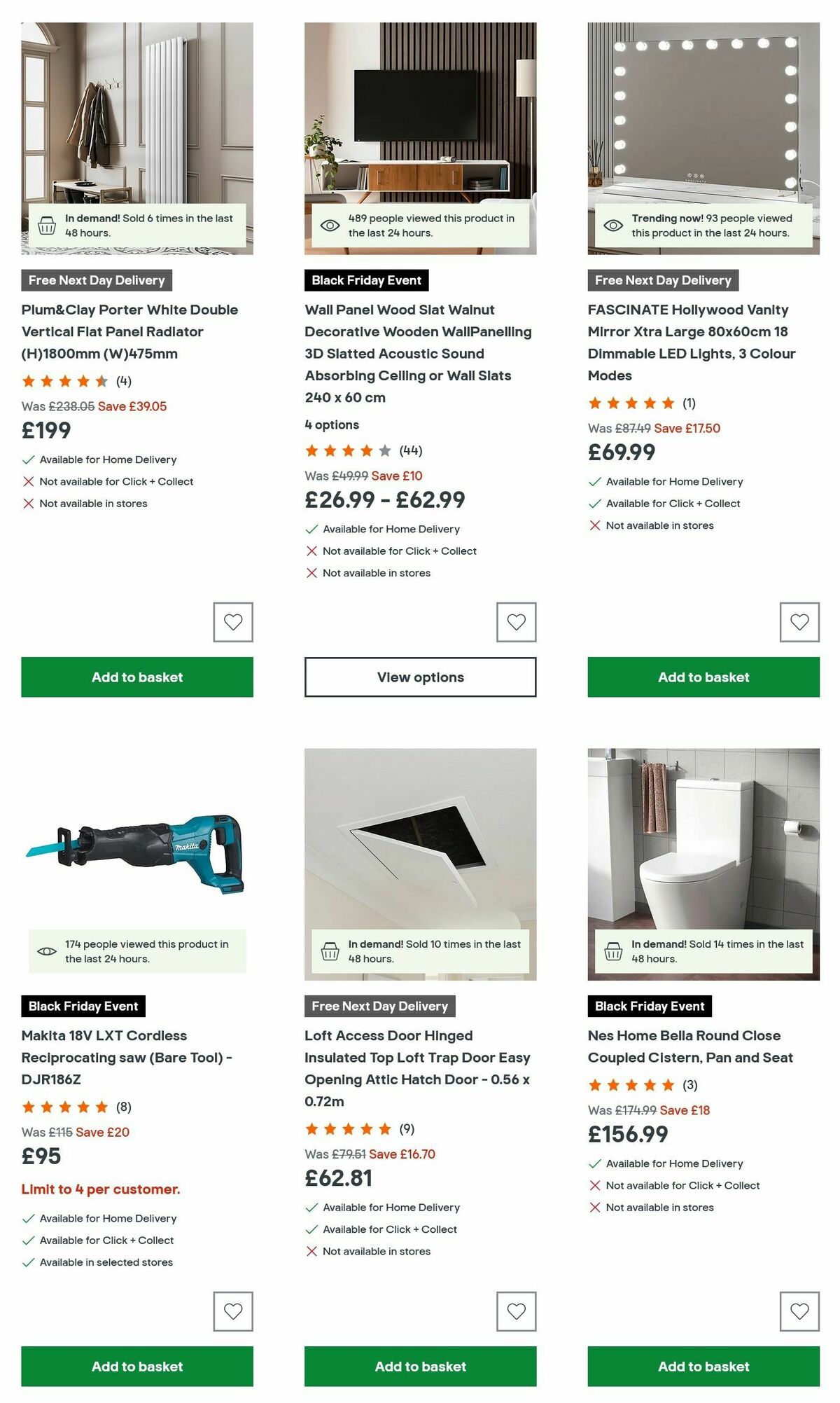 B&Q Black Friday Offers from 14 November