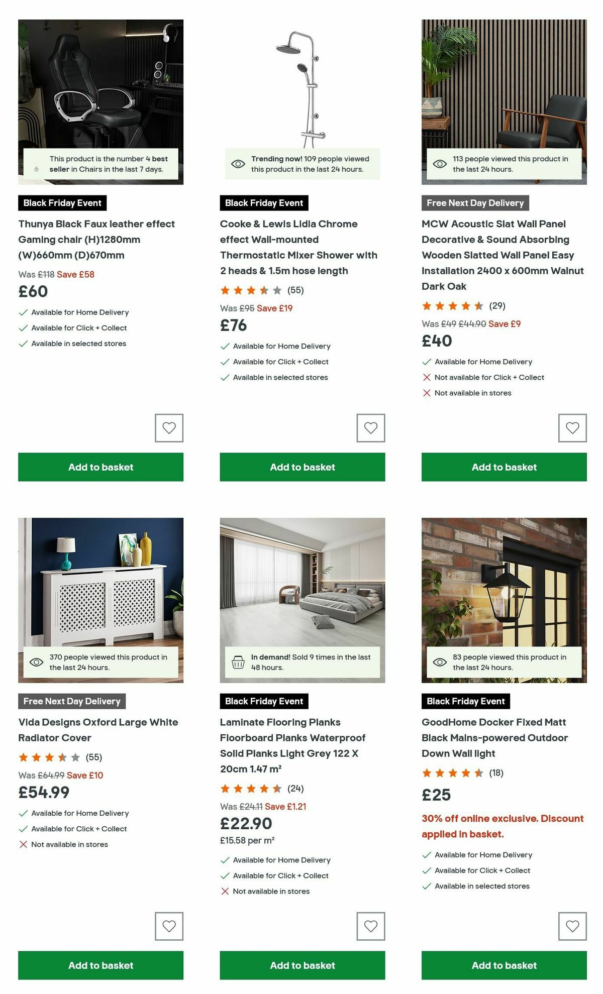 B&Q Black Friday Offers from 14 November