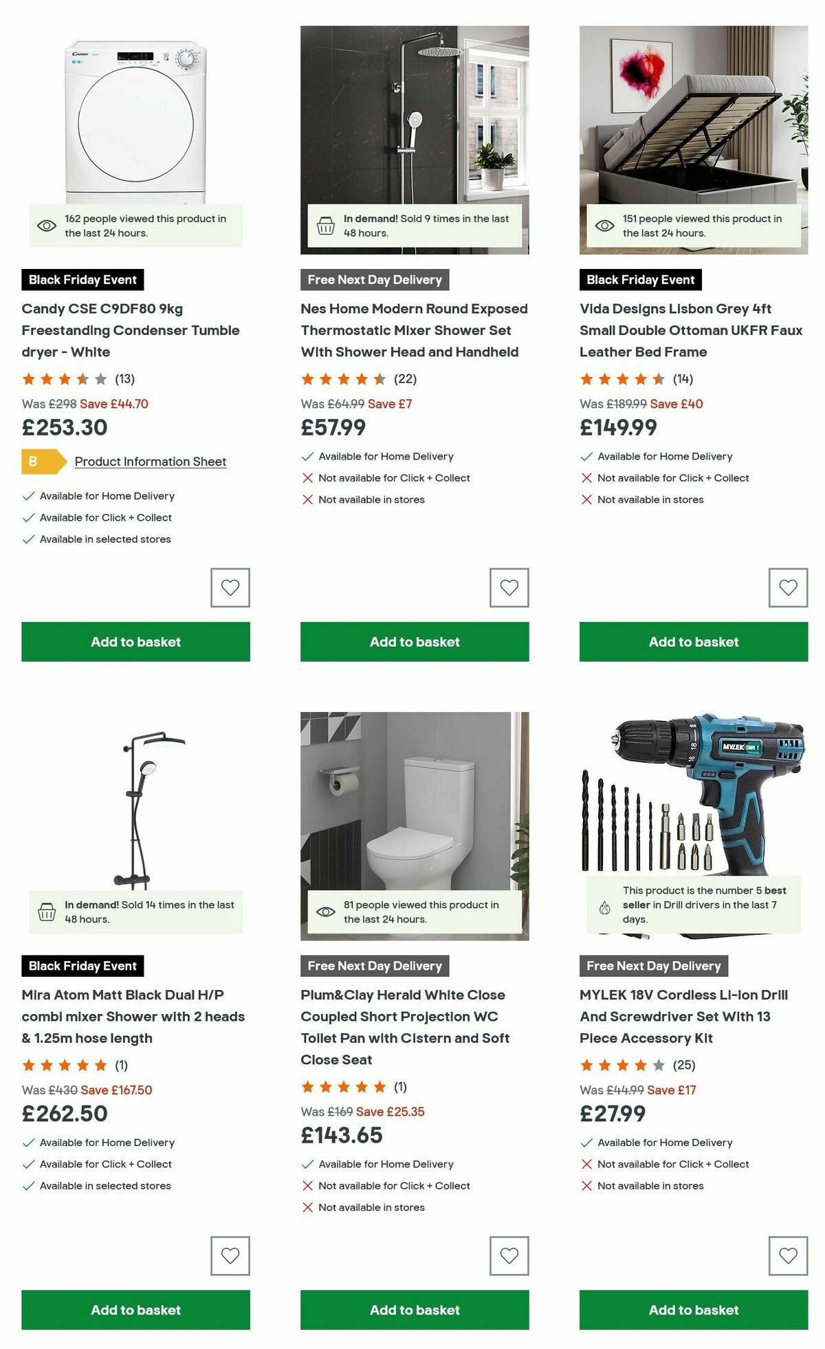 B&Q Black Friday Offers from 14 November