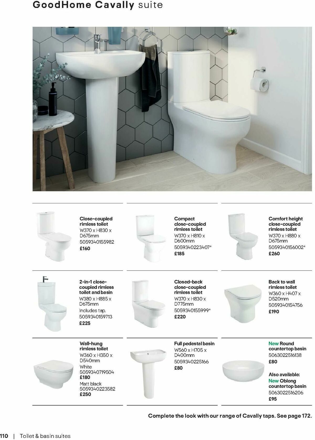 B&Q Bathrooms Offers from 10 December