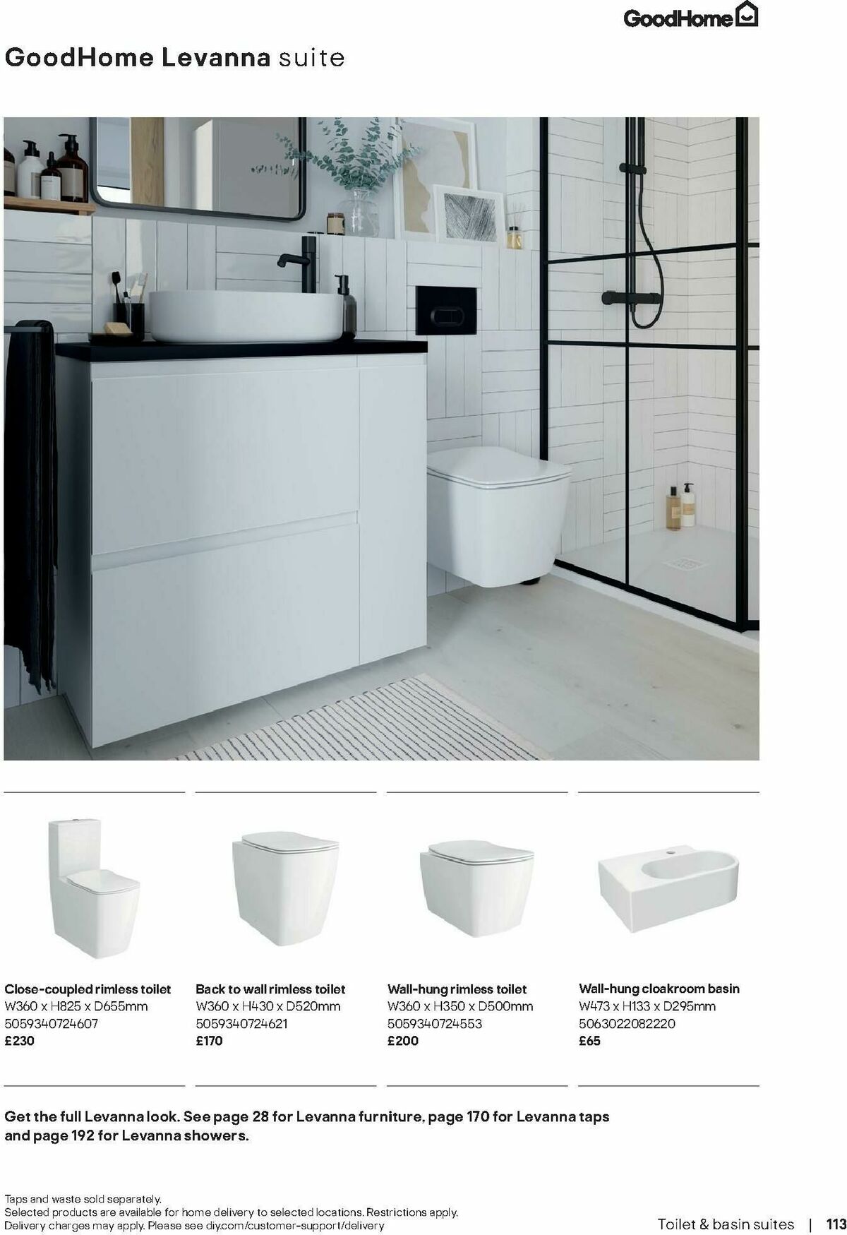 B&Q Bathrooms Offers from 10 December