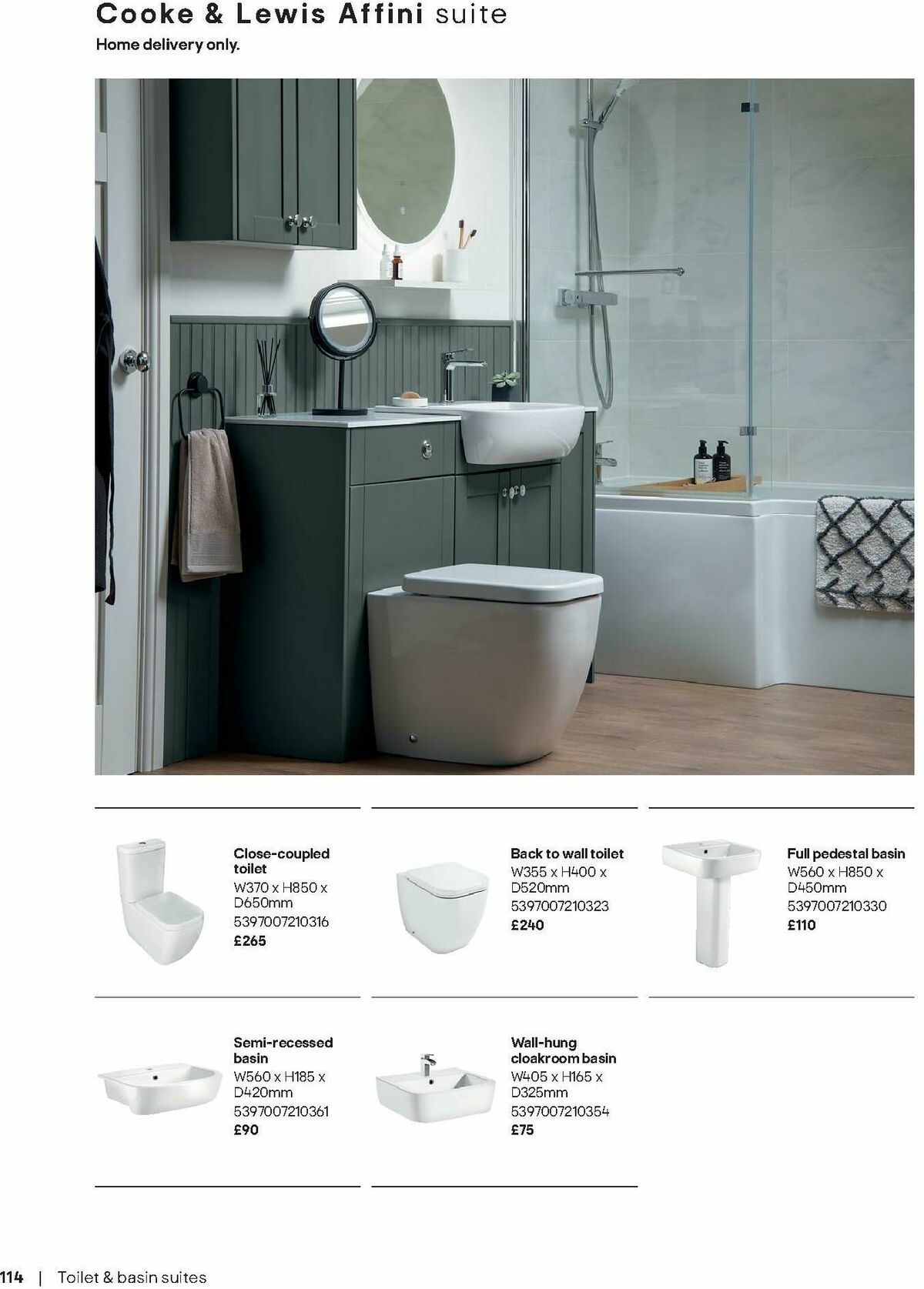 B&Q Bathrooms Offers from 10 December