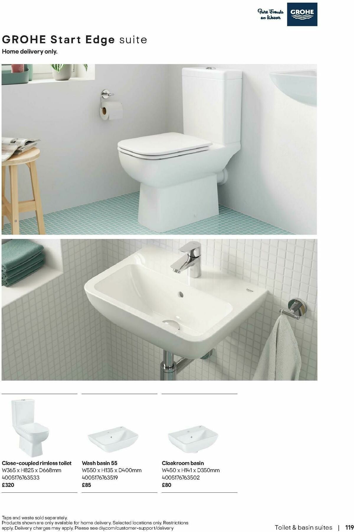 B&Q Bathrooms Offers from 10 December