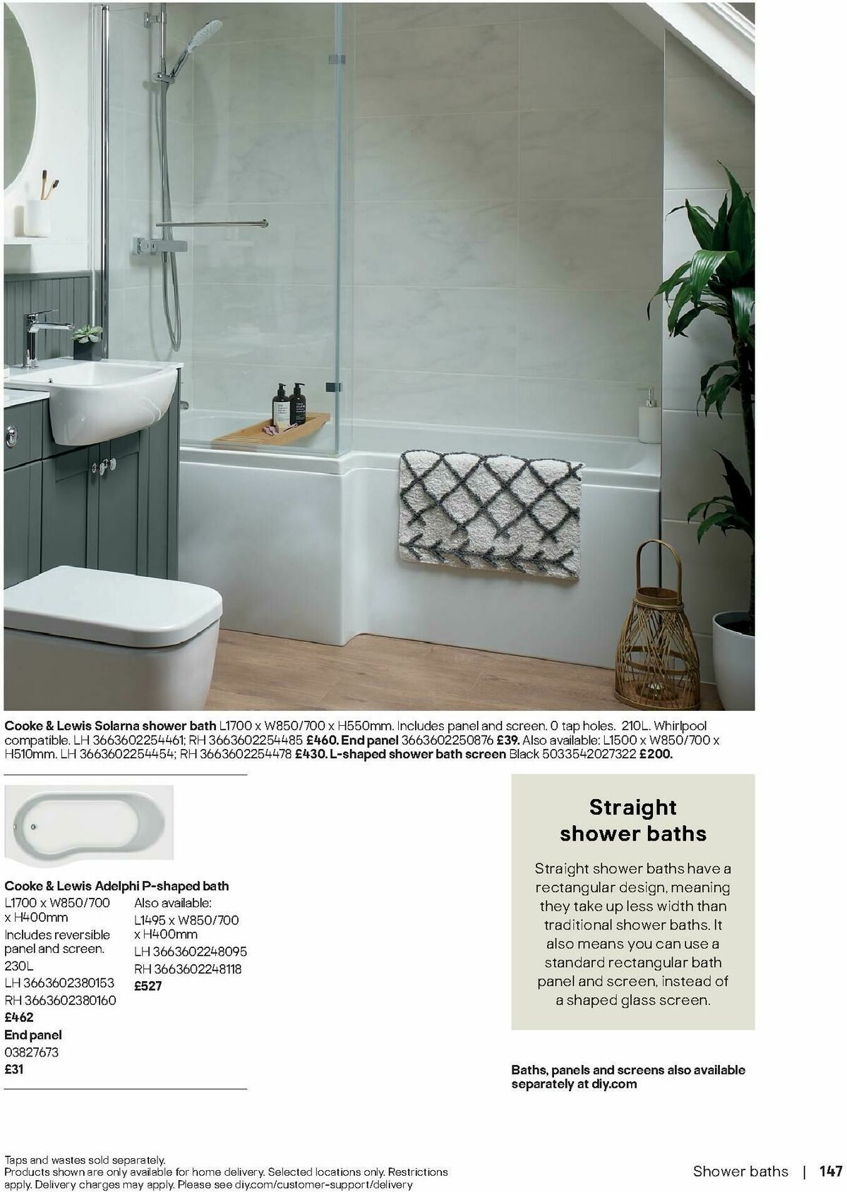 B&Q Bathrooms Offers from 10 December