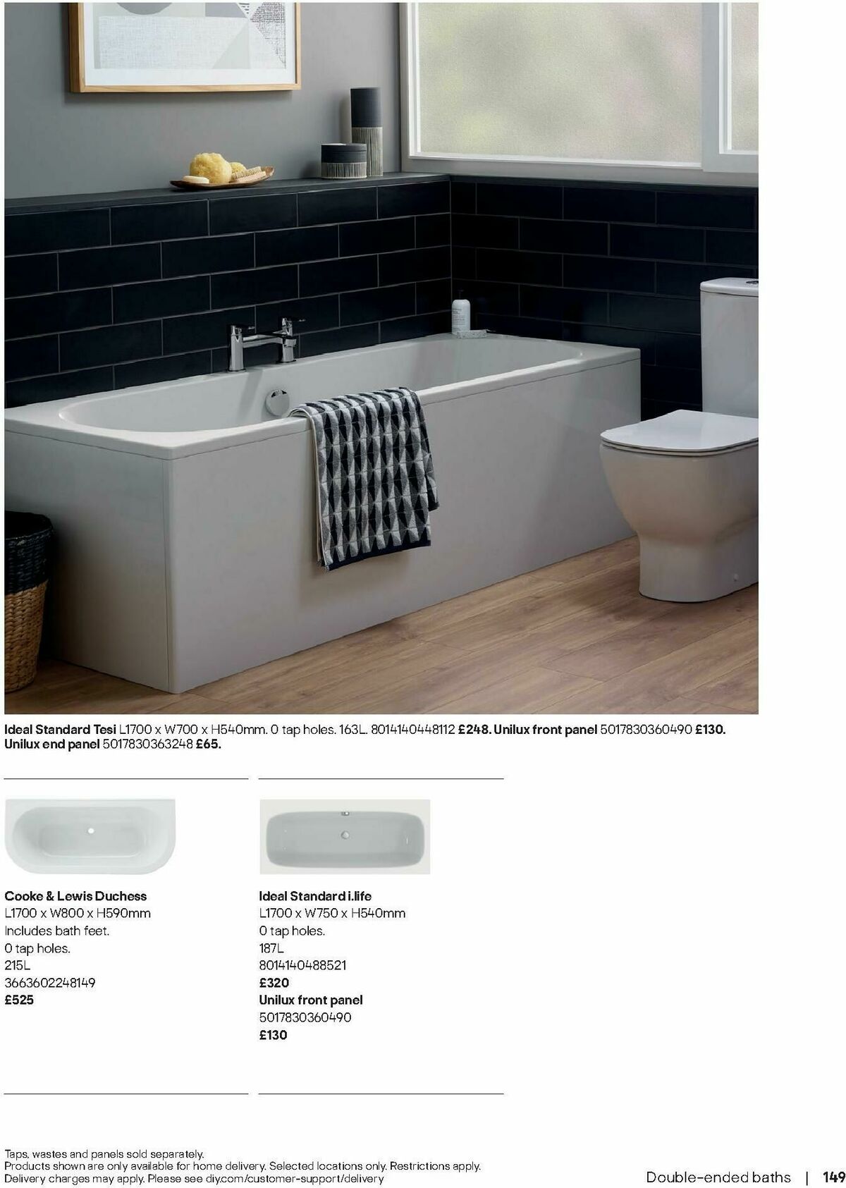 B&Q Bathrooms Offers from 10 December