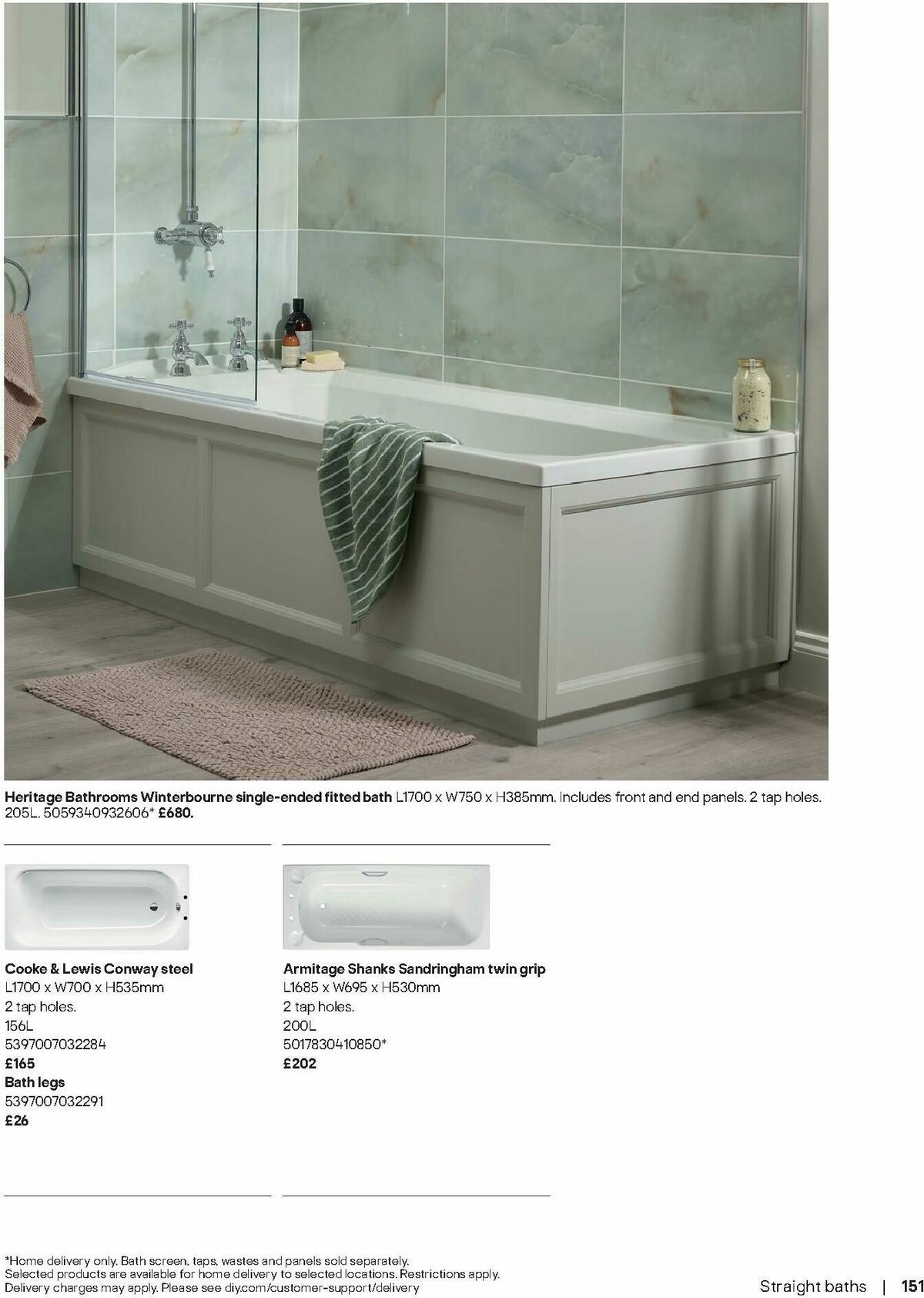 B&Q Bathrooms Offers from 10 December