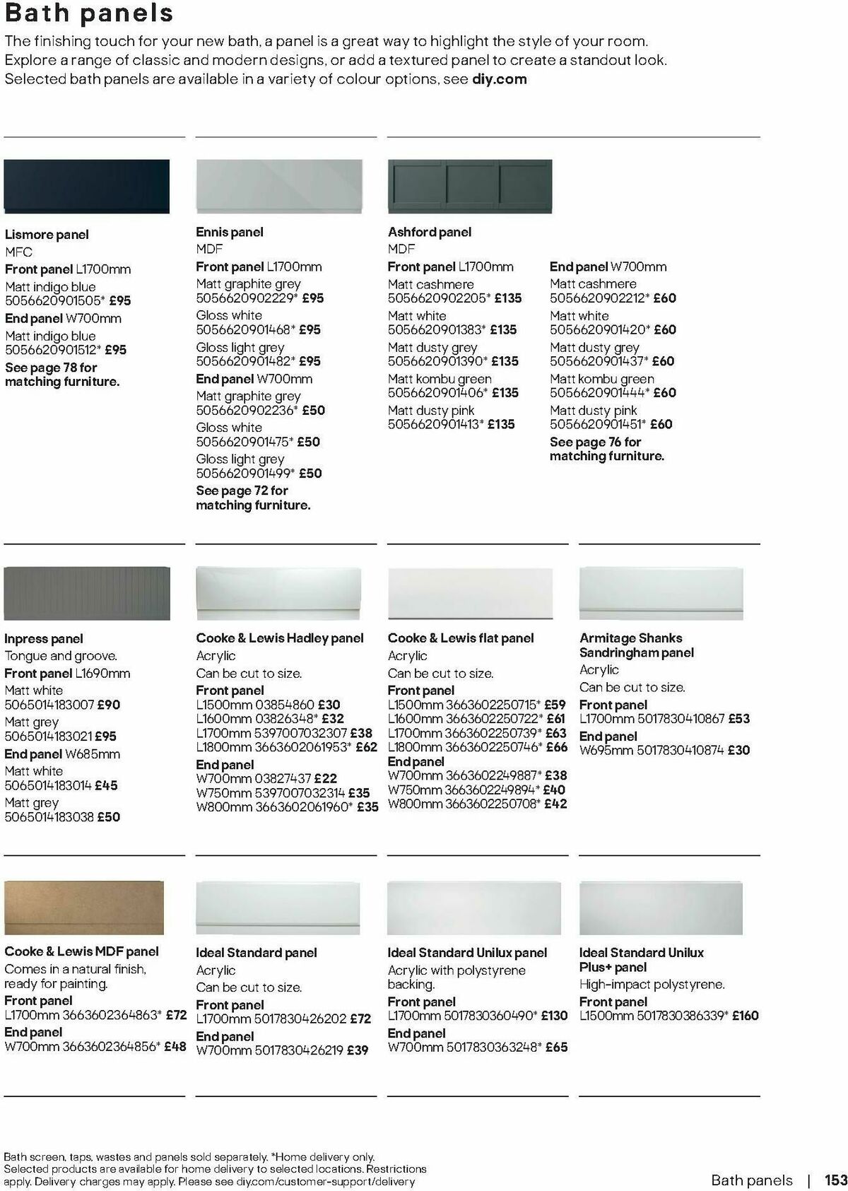 B&Q Bathrooms Offers from 10 December