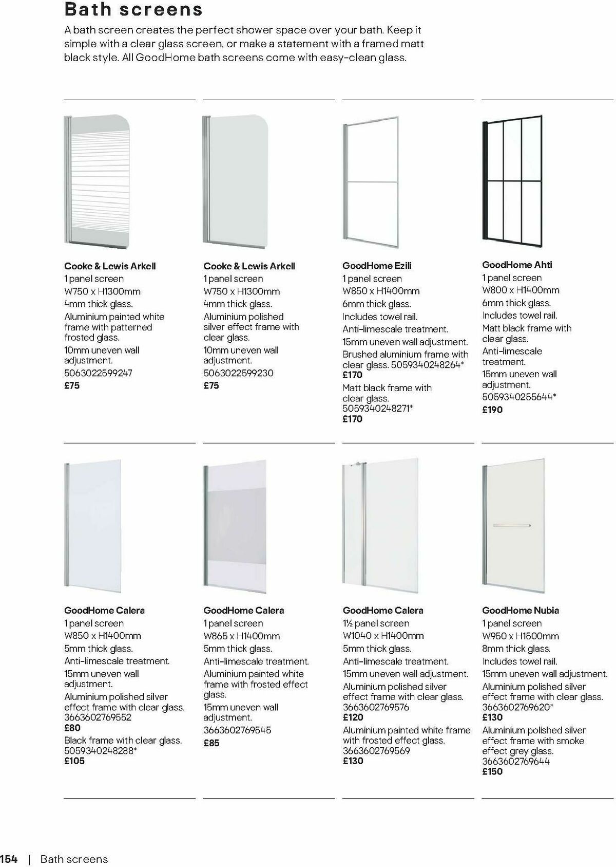 B&Q Bathrooms Offers from 10 December