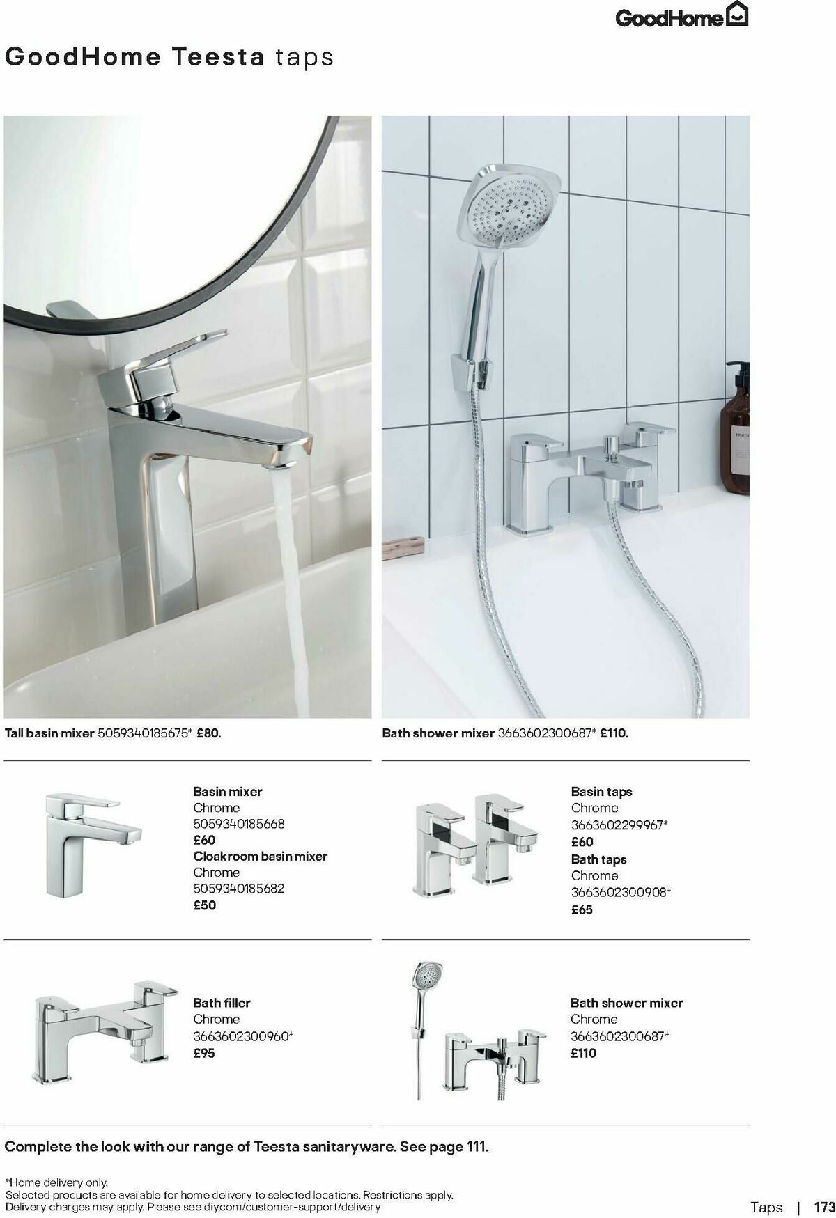 B&Q Bathrooms Offers from 10 December