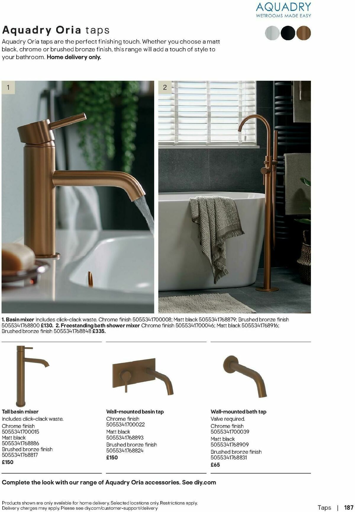 B&Q Bathrooms Offers from 10 December