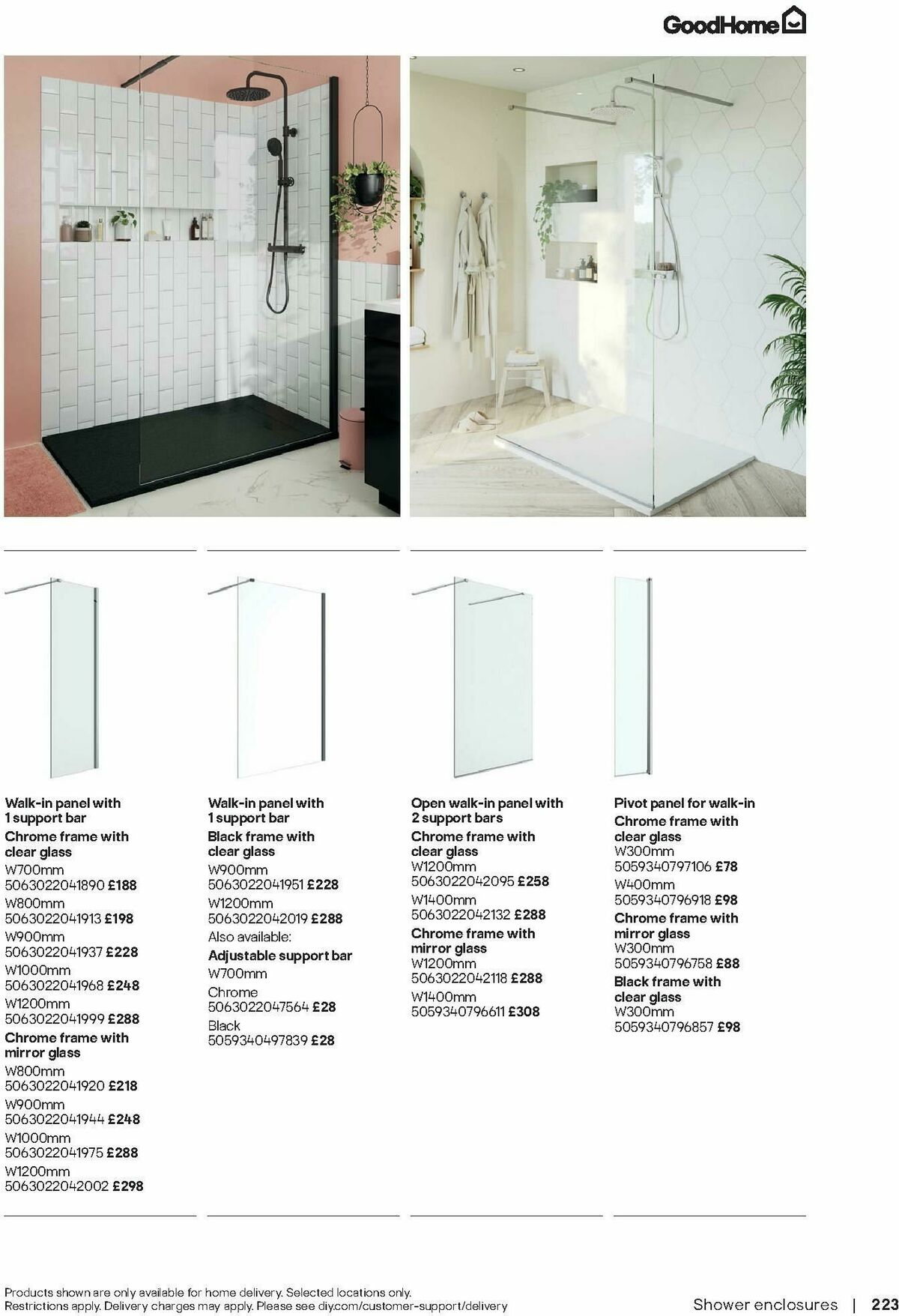 B&Q Bathrooms Offers from 10 December