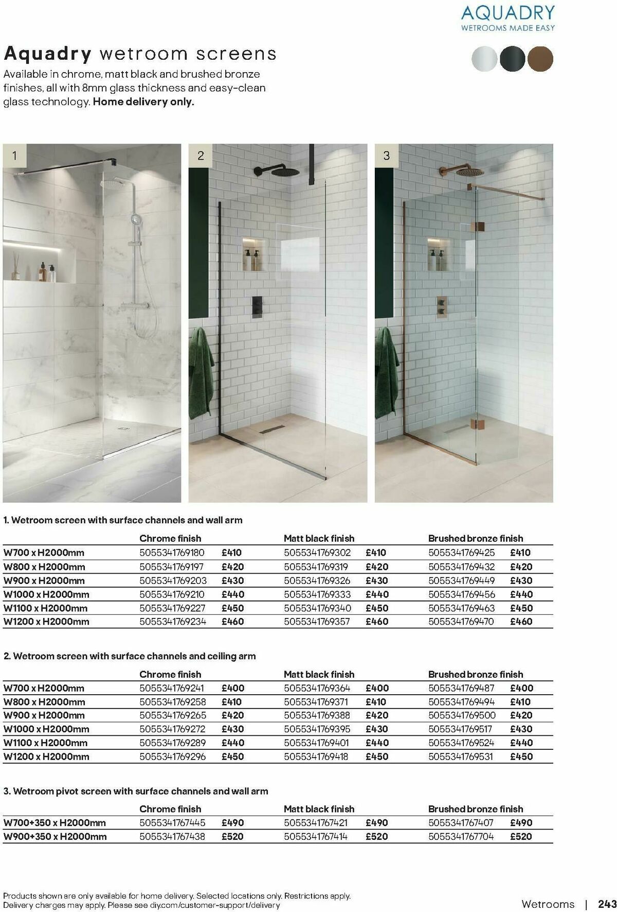 B&Q Bathrooms Offers from 10 December