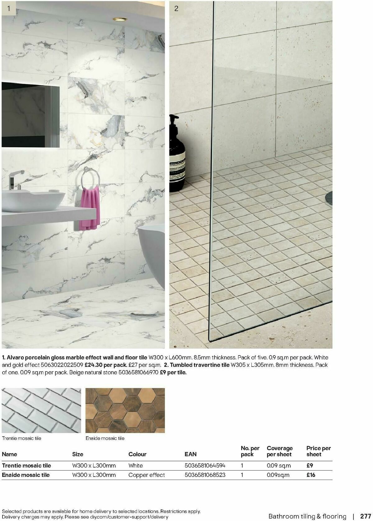 B&Q Bathrooms Offers from 10 December