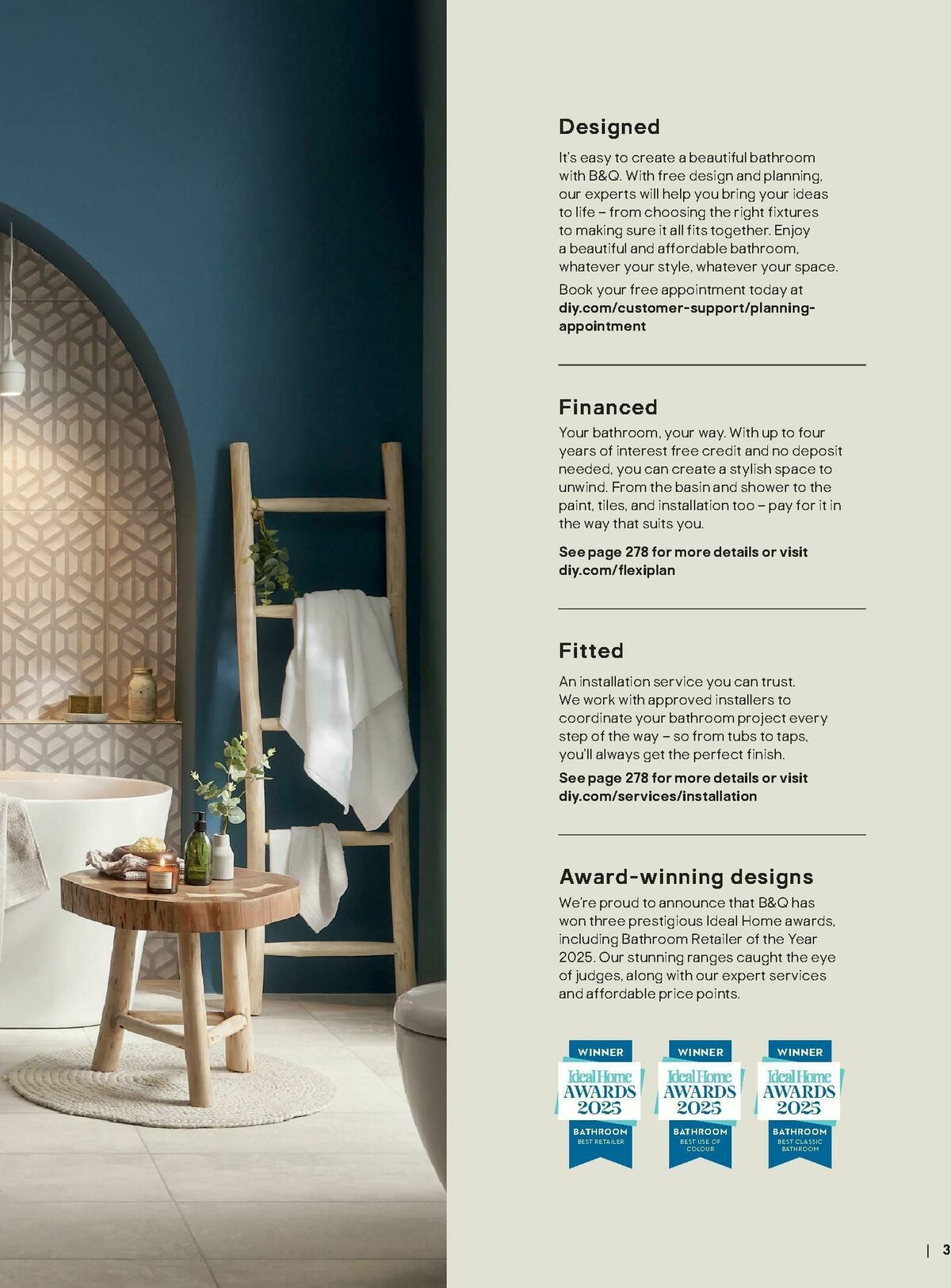 B&Q Bathrooms Offers from 10 December