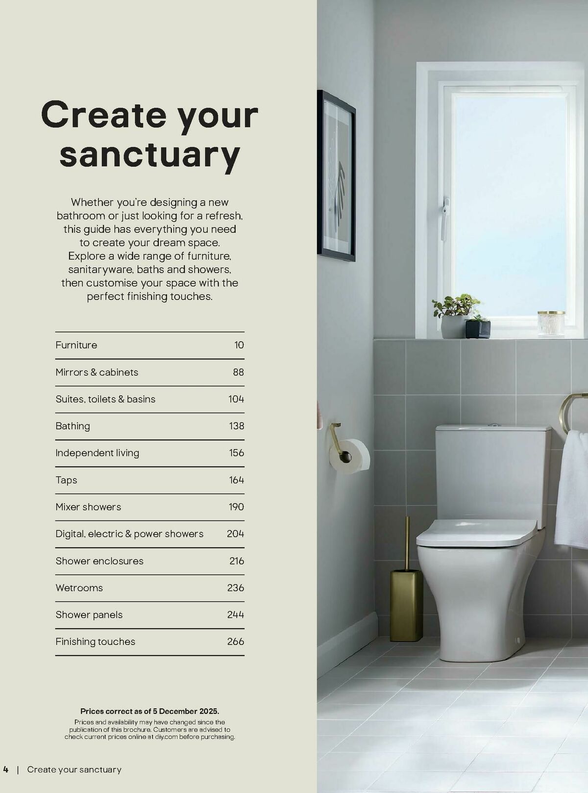 B&Q Bathrooms Offers from 10 December