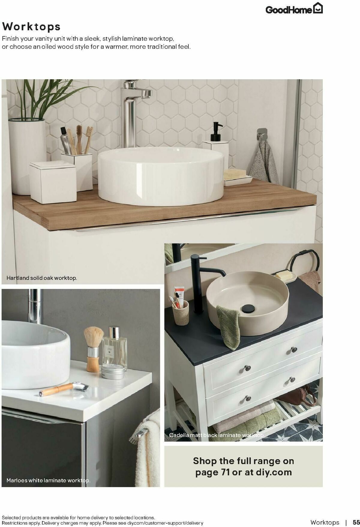 B&Q Bathrooms Offers from 10 December