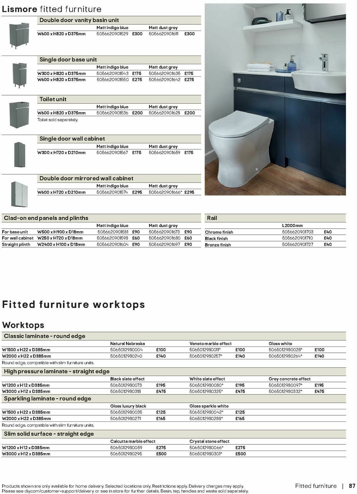 B&Q Bathrooms Offers from 10 December