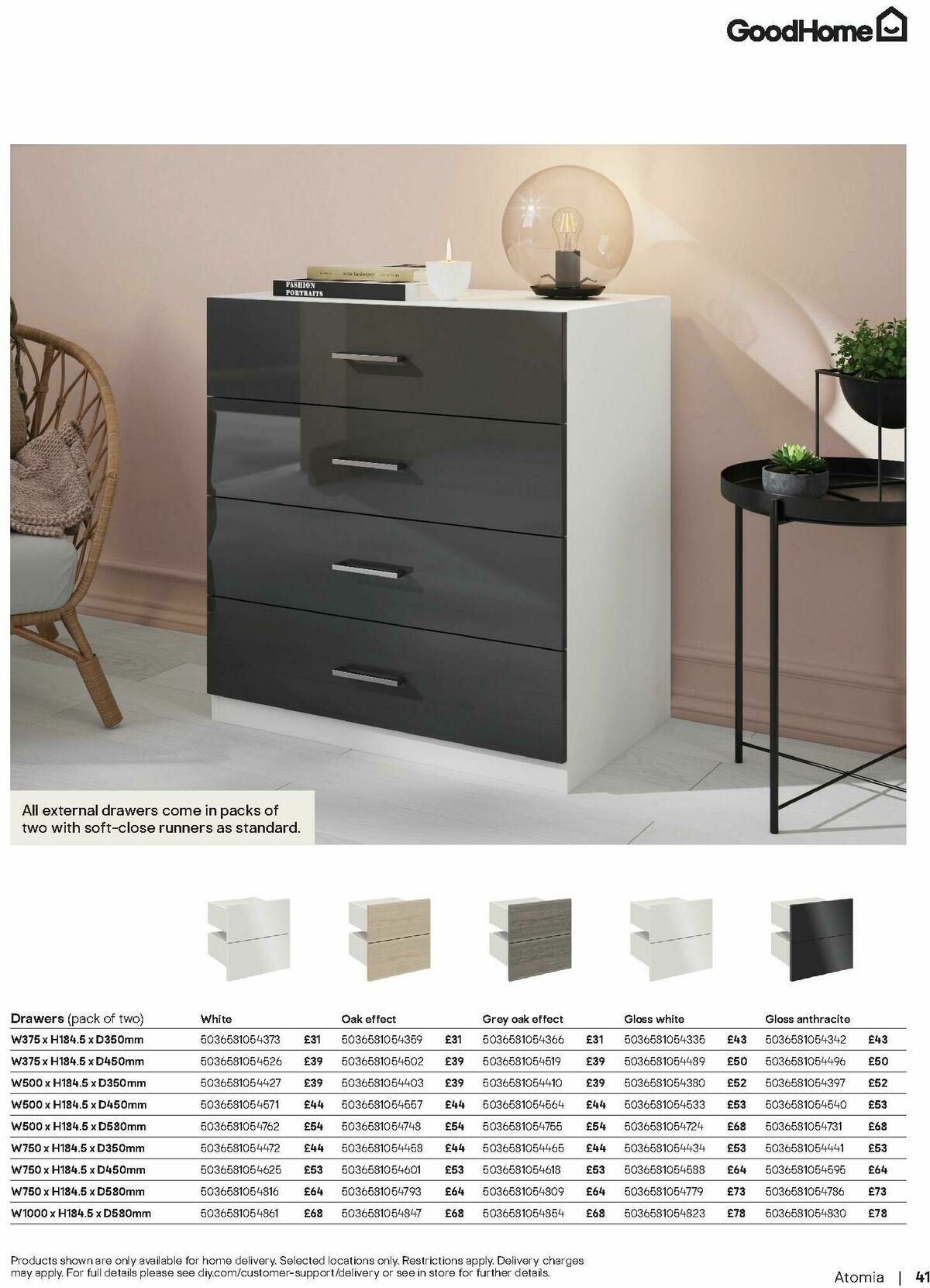B&Q Furniture & Storage Offers from 24 November