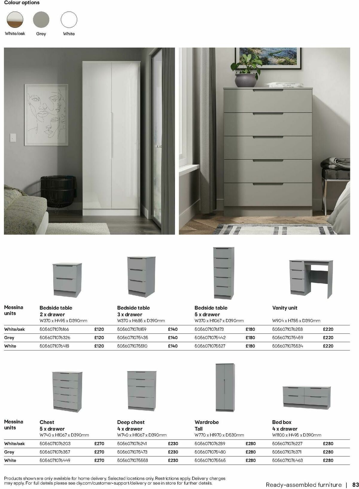 B&Q Furniture & Storage Offers from 24 November