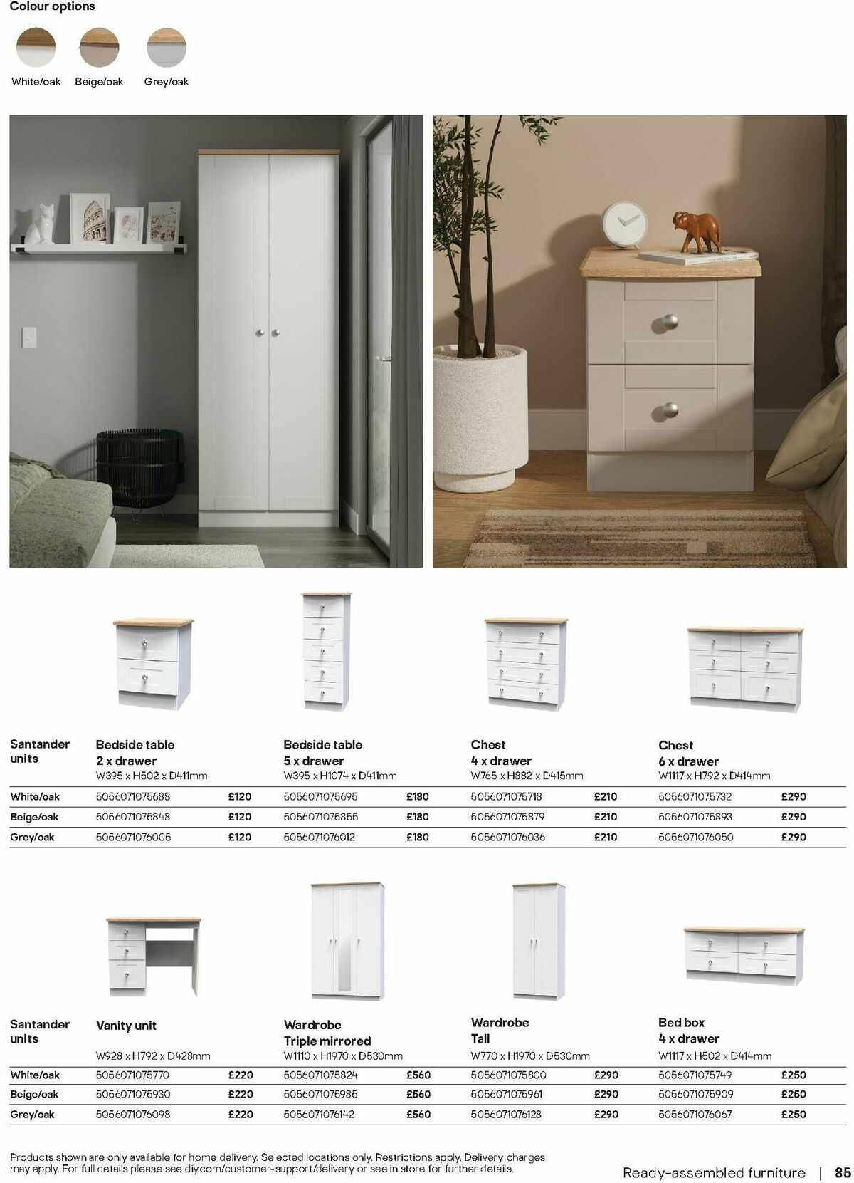 B&Q Furniture & Storage Offers from 24 November