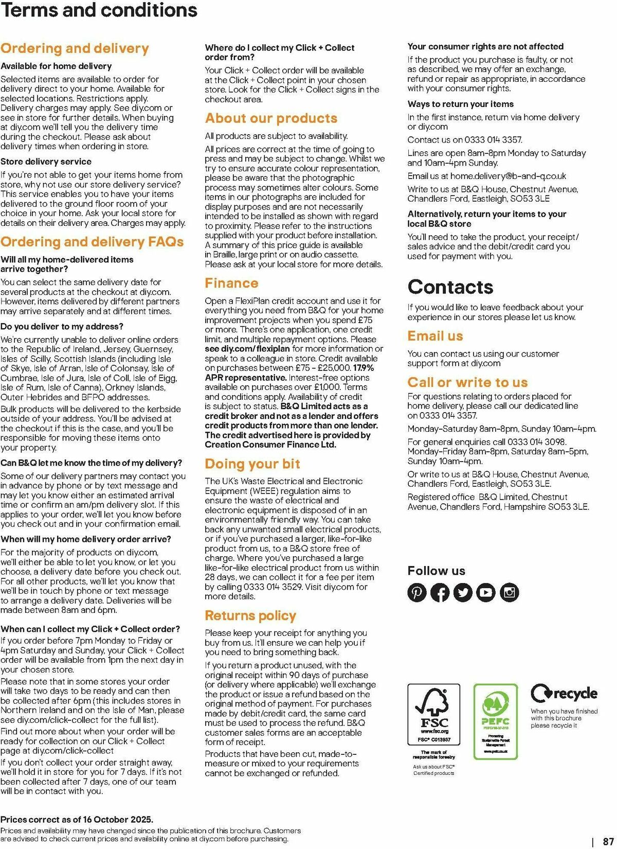 B&Q Furniture & Storage Offers from 24 November