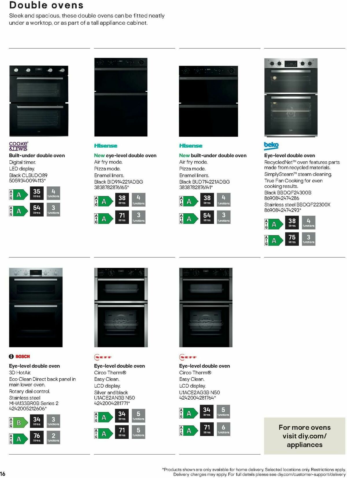 B&Q Appliances Offers from 15 December