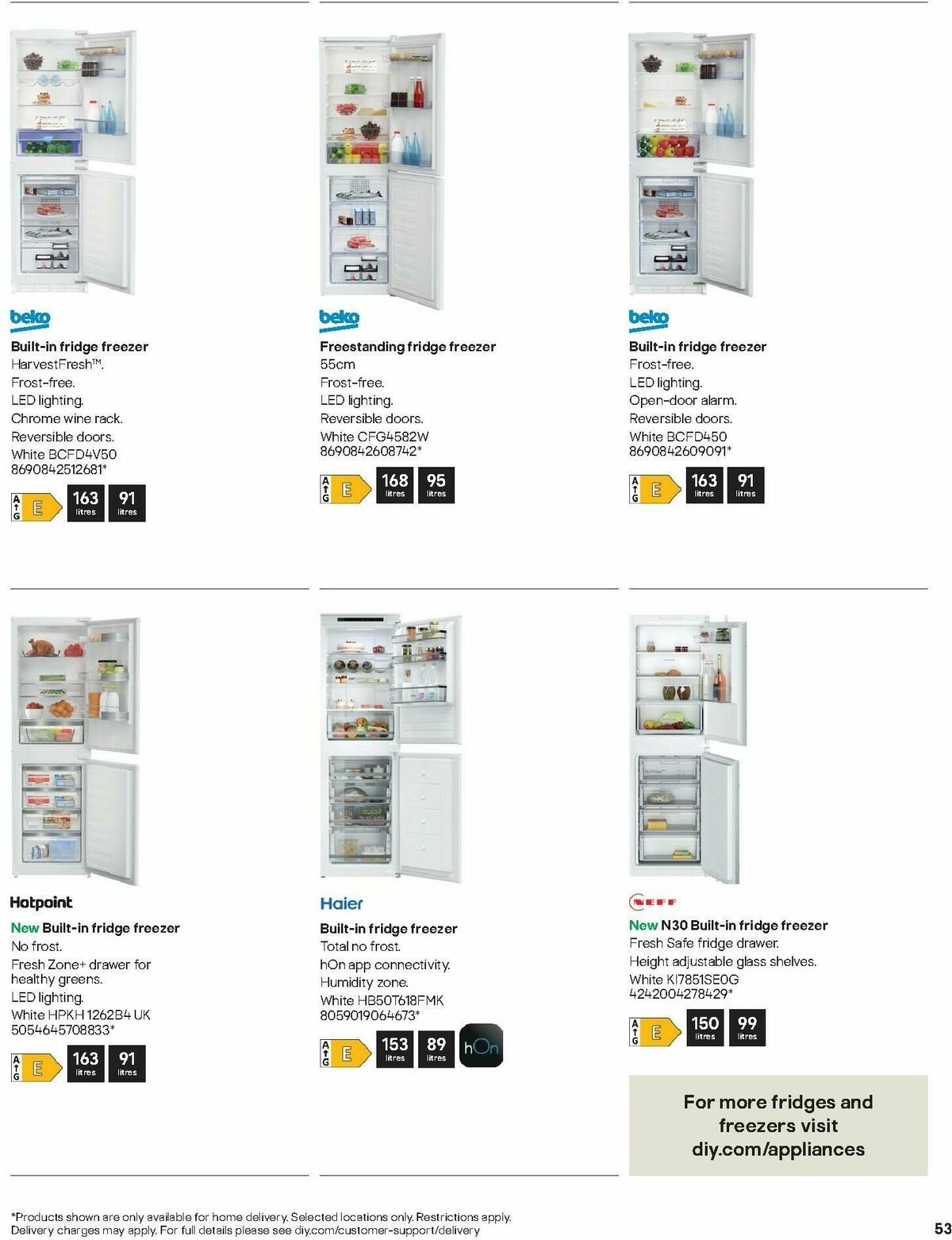 B&Q Appliances Offers from 15 December