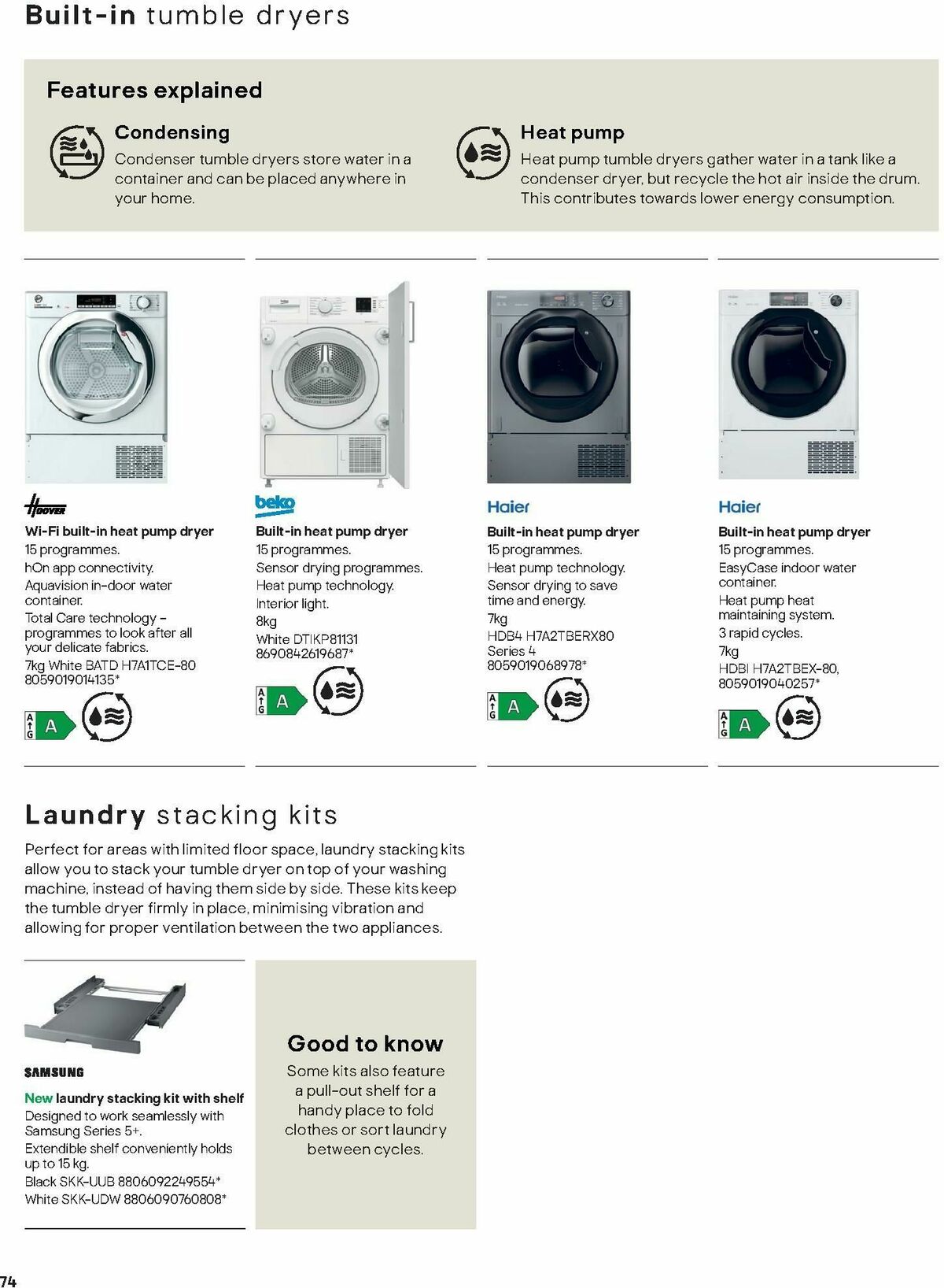 B&Q Appliances Offers from 15 December