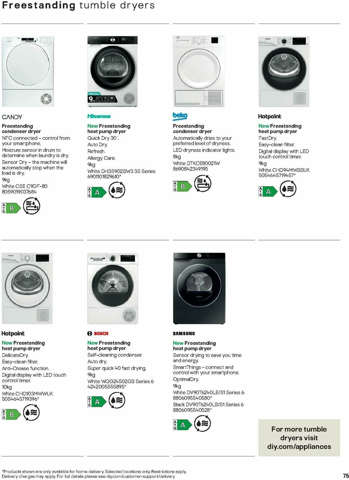 B&Q Appliances Offers from 15 December