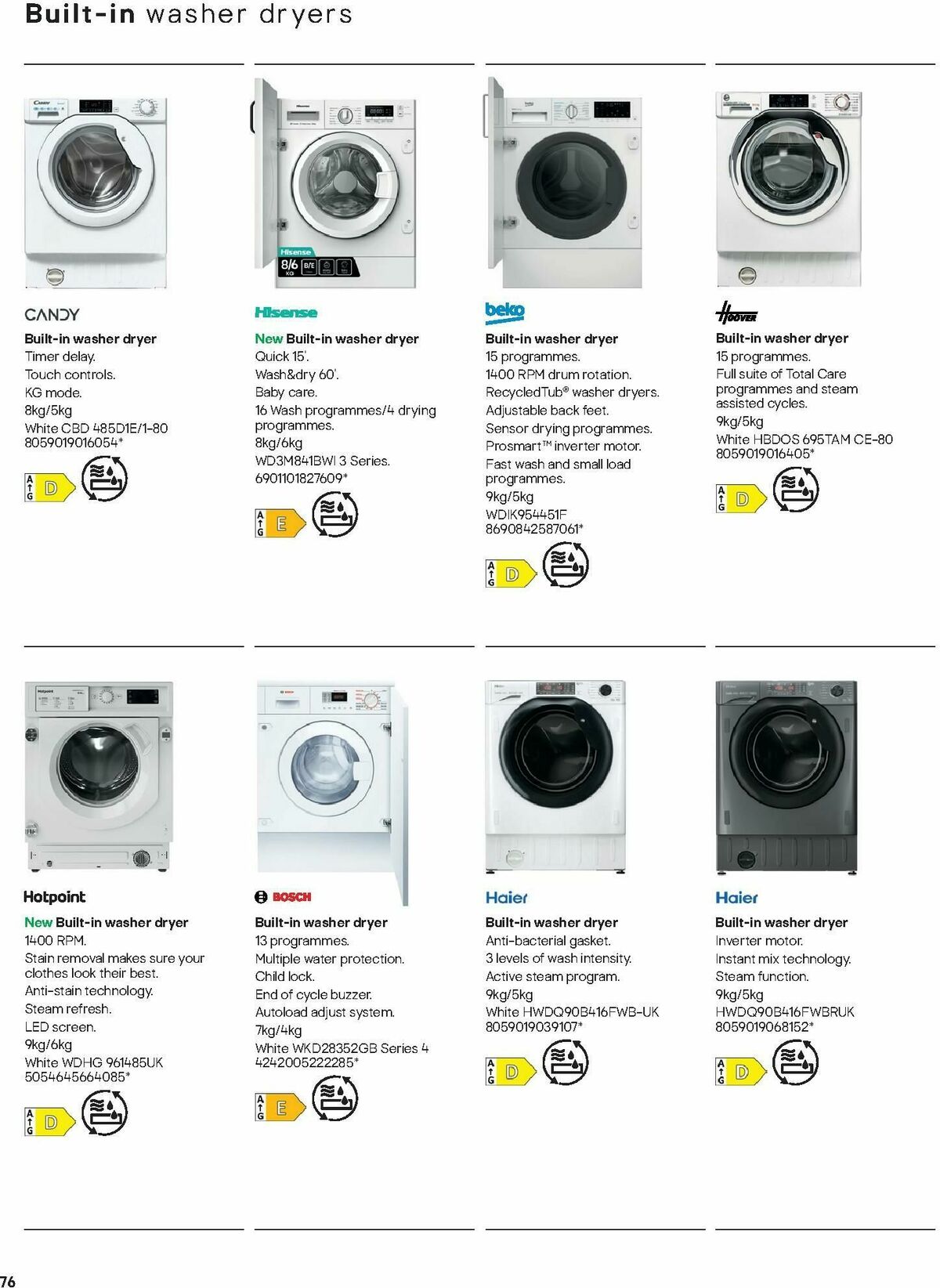 B&Q Appliances Offers from 15 December