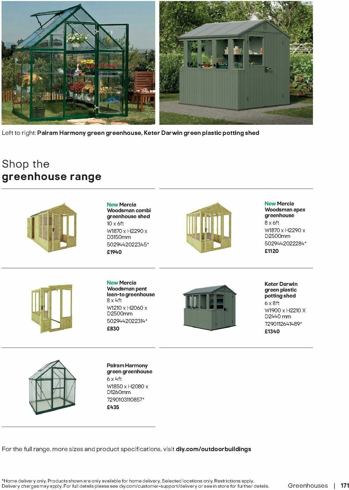 B&Q Outdoor Living Offers from 1 April