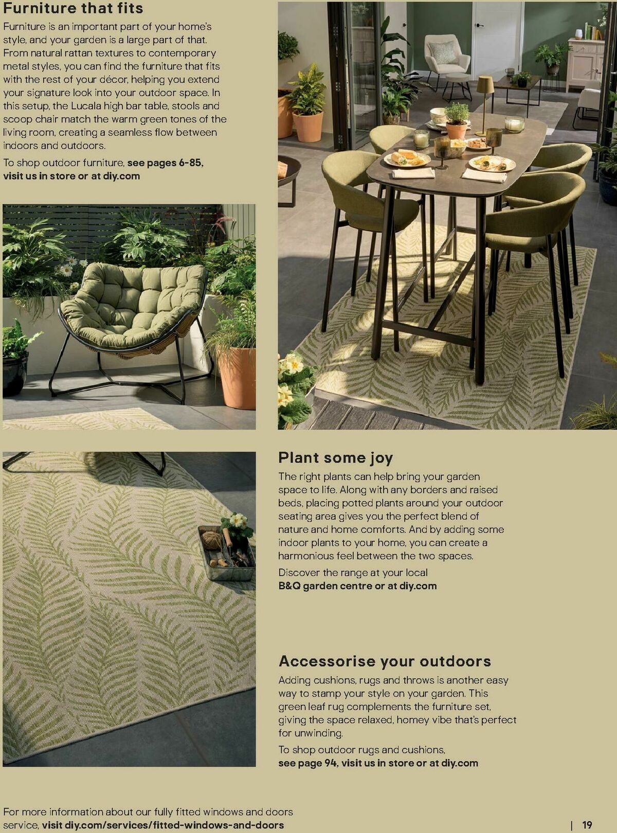 B&Q Outdoor Living Offers from 1 April