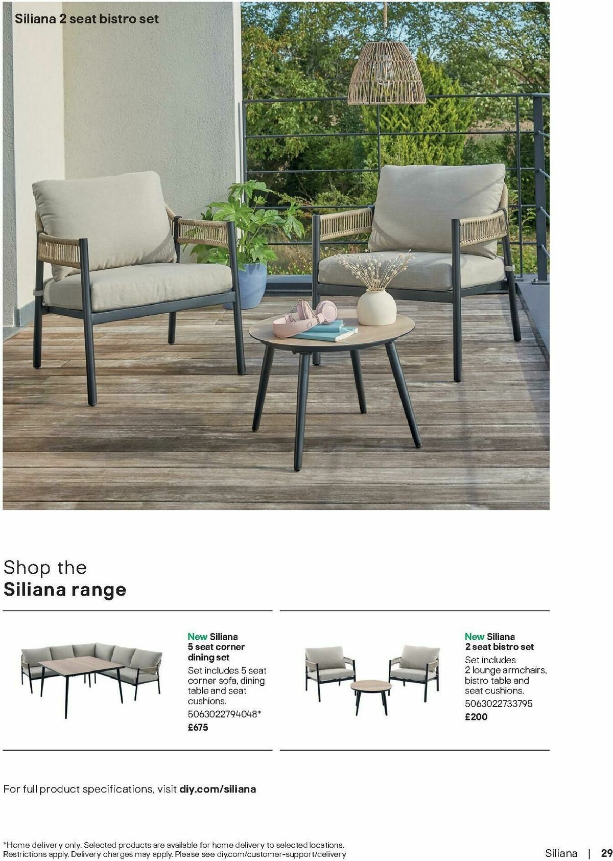 B&Q Outdoor Living Offers from 1 April