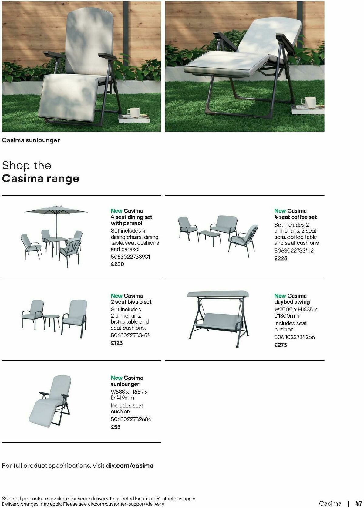 B&Q Outdoor Living Offers from 1 April