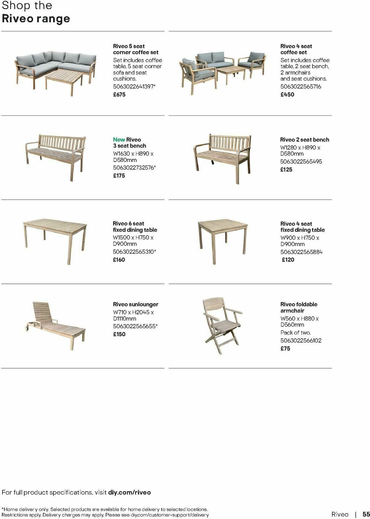 B&Q Outdoor Living Offers from 1 April