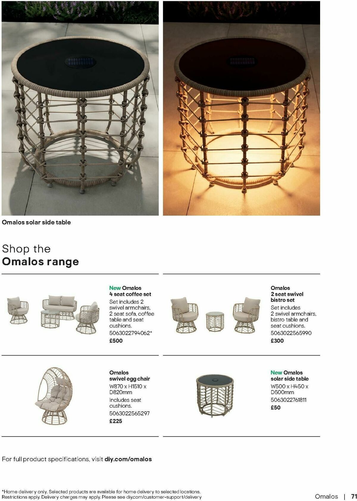 B&Q Outdoor Living Offers from 1 April