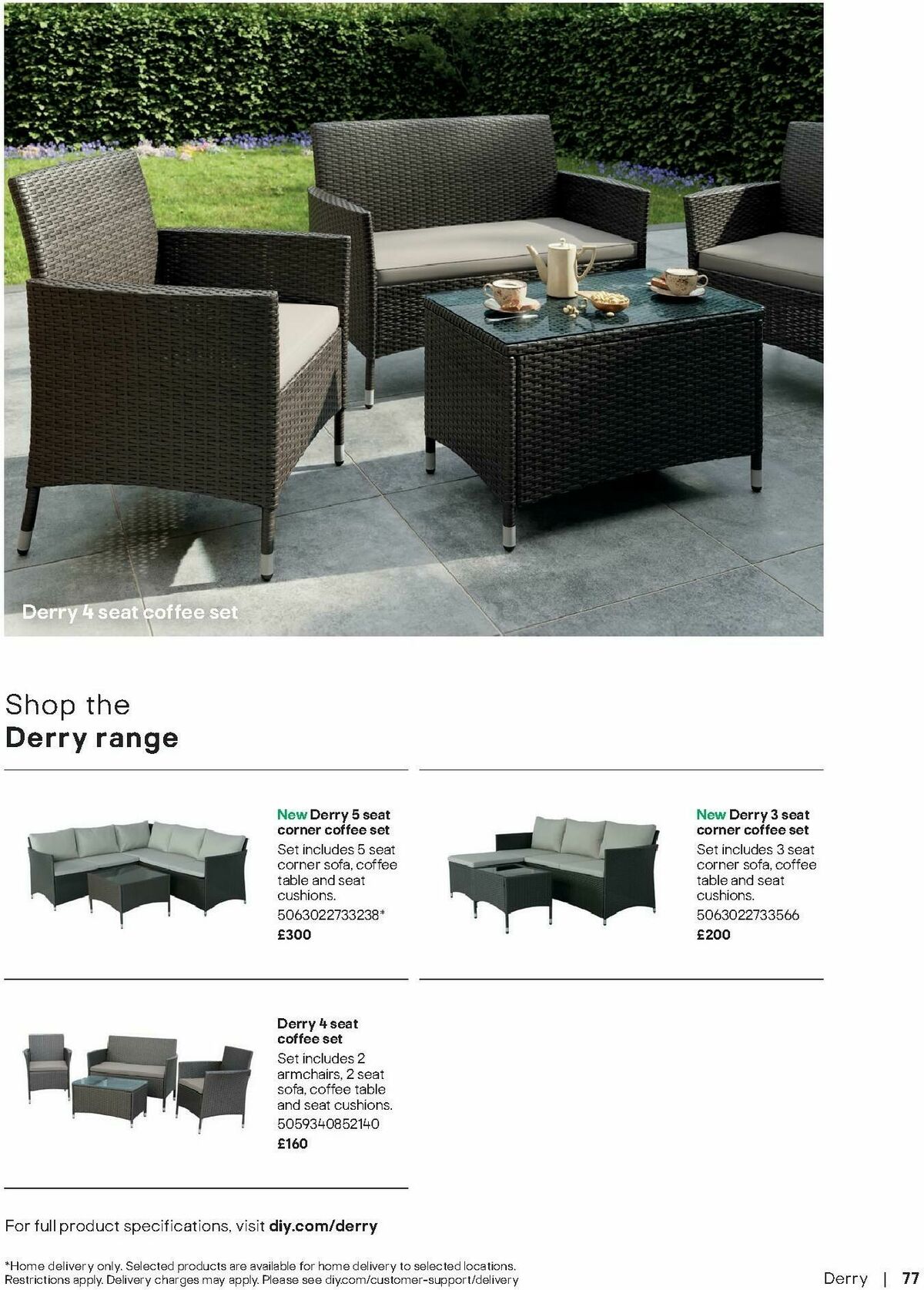 B&Q Outdoor Living Offers from 1 April