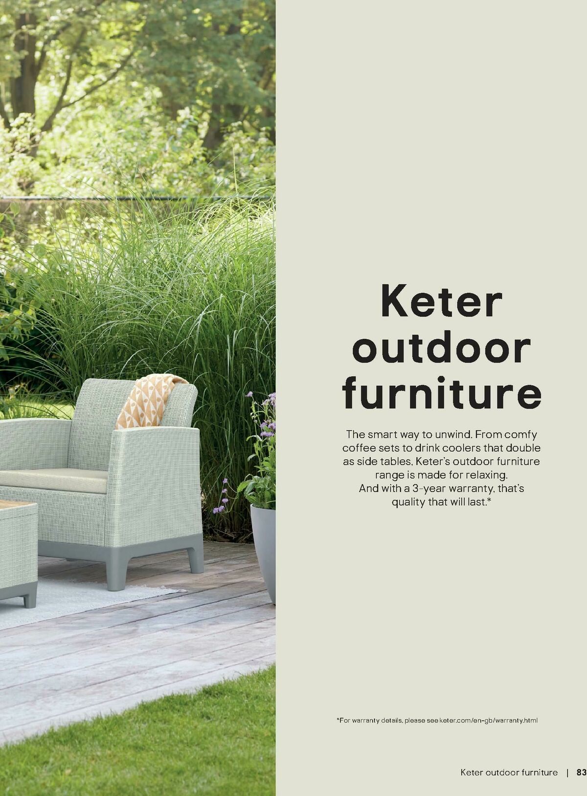 B&Q Outdoor Living Offers from 1 April