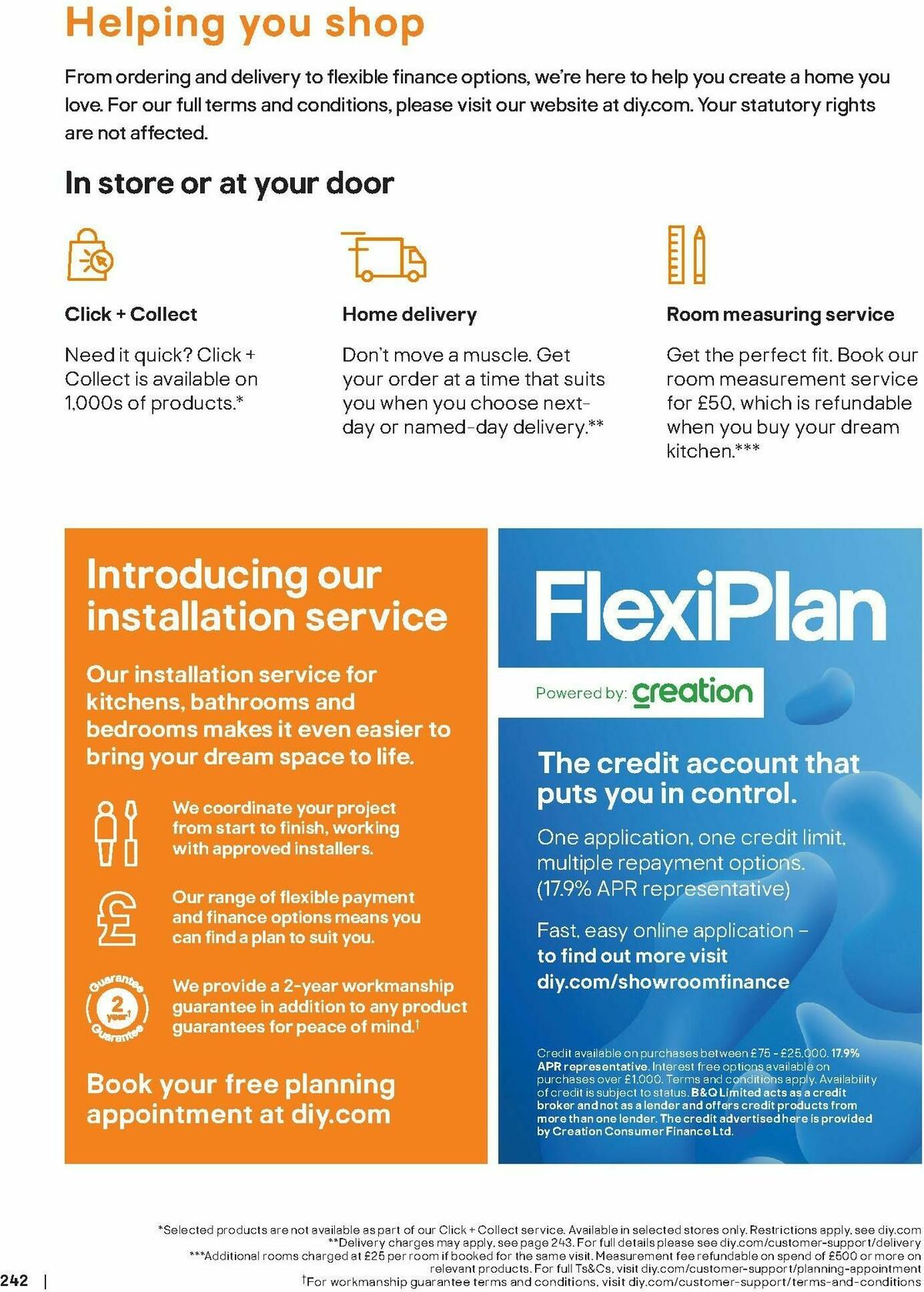 B&Q Kitchens Brochure Offers from 1 April