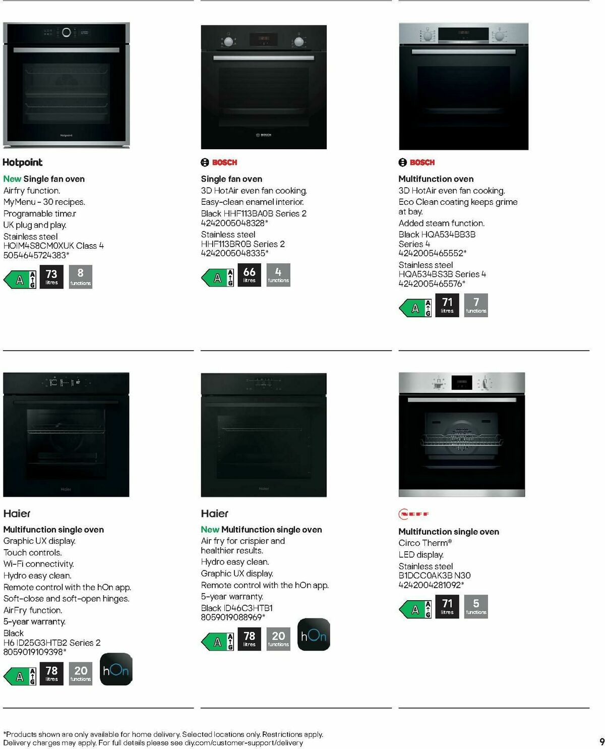 B&Q Appliances Offers from 1 May