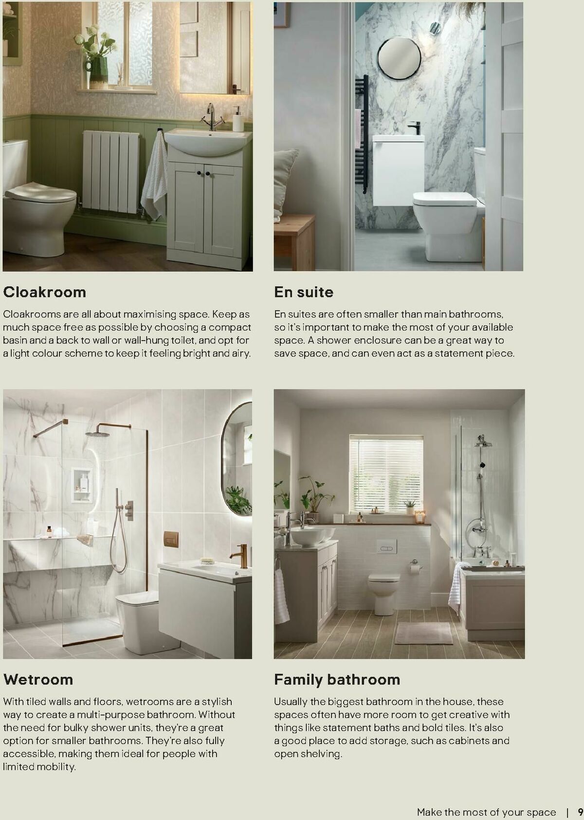 B&Q Bathrooms Offers from 1 September