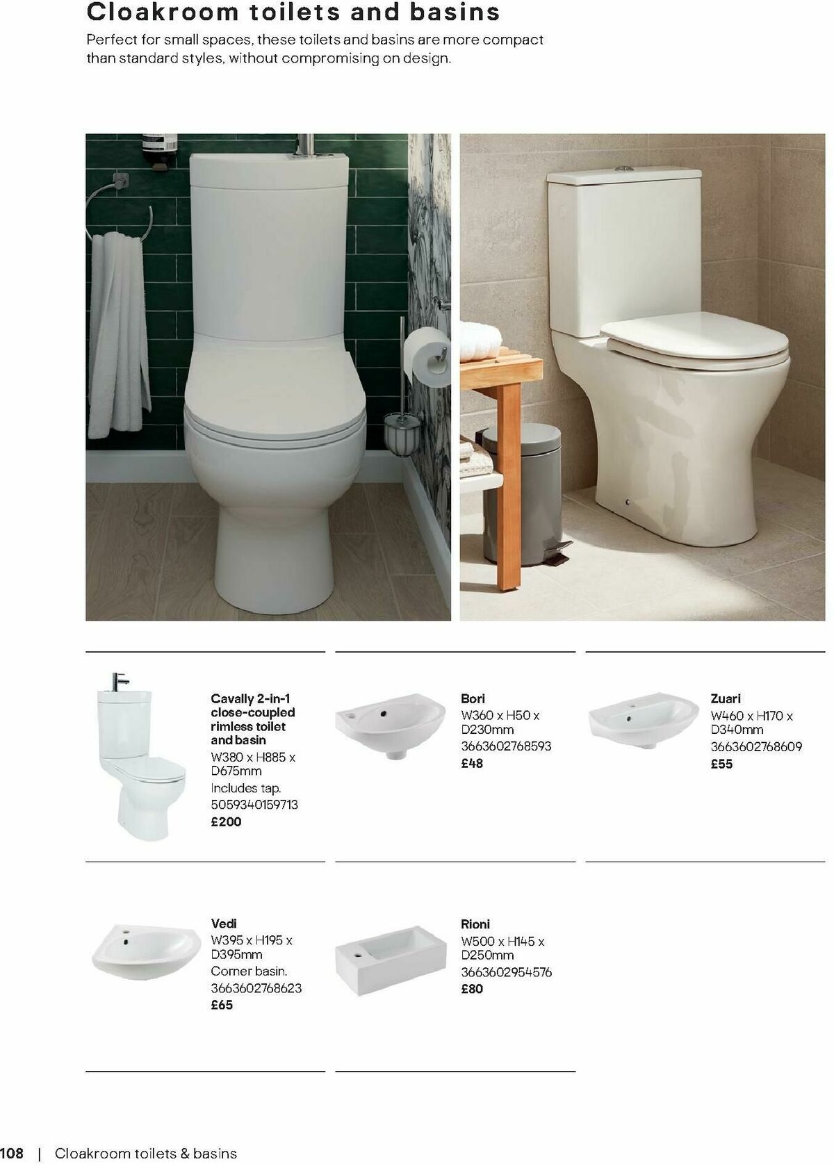 B&Q Bathrooms Offers from 1 September