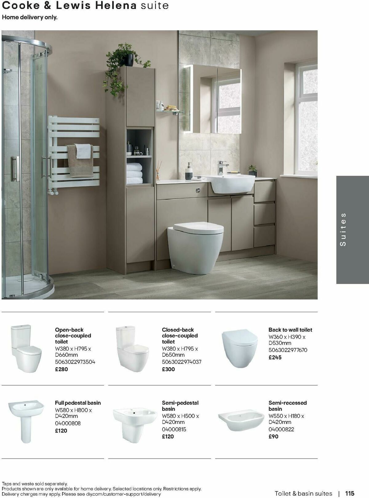B&Q Bathrooms Offers from 1 September