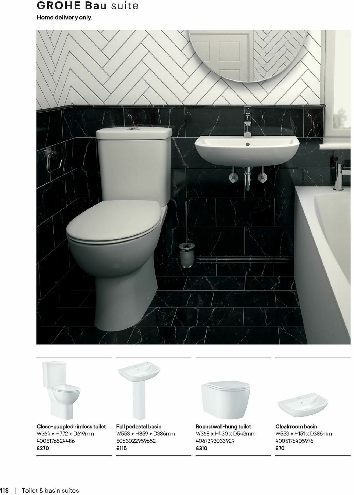 B&Q Bathrooms Offers from 1 September