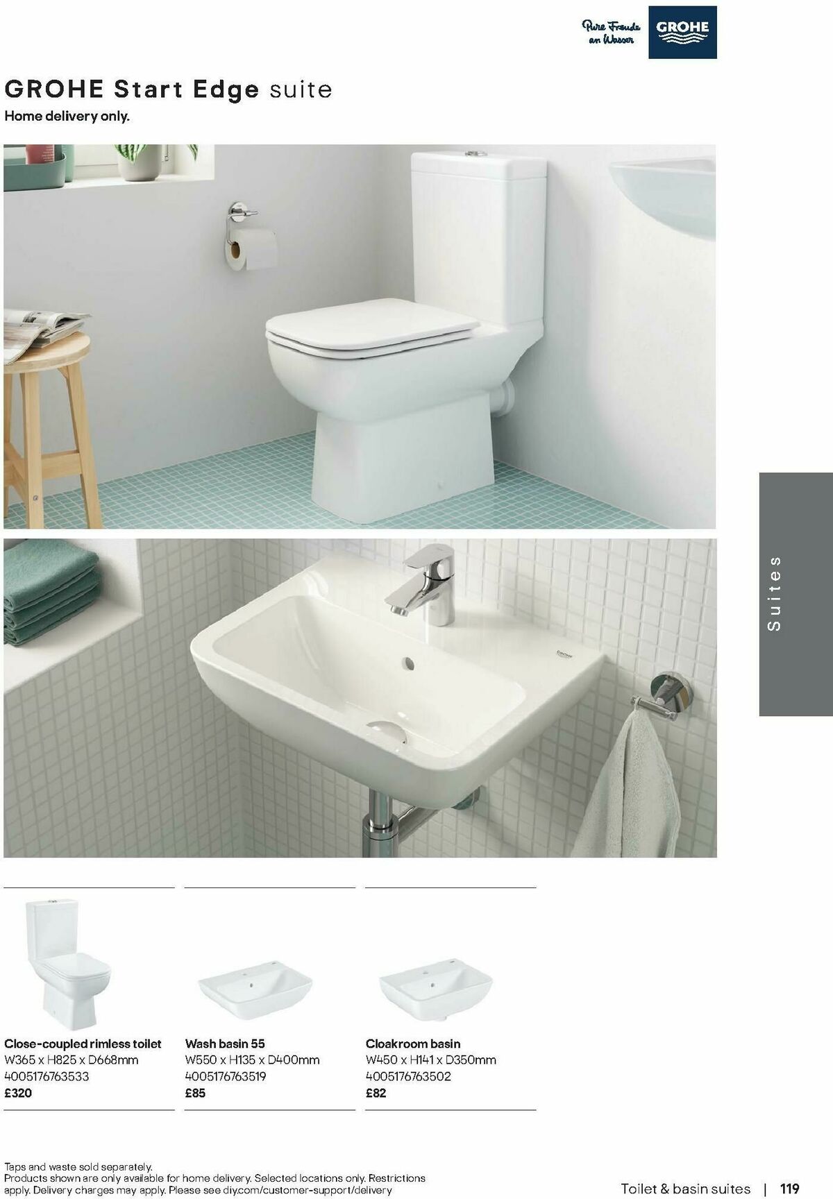 B&Q Bathrooms Offers from 1 September