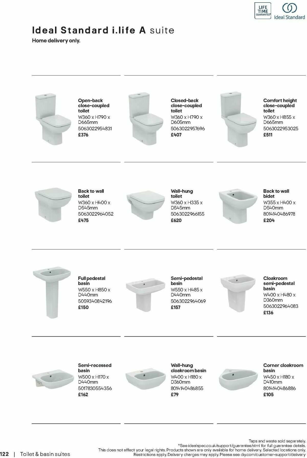 B&Q Bathrooms Offers from 1 September