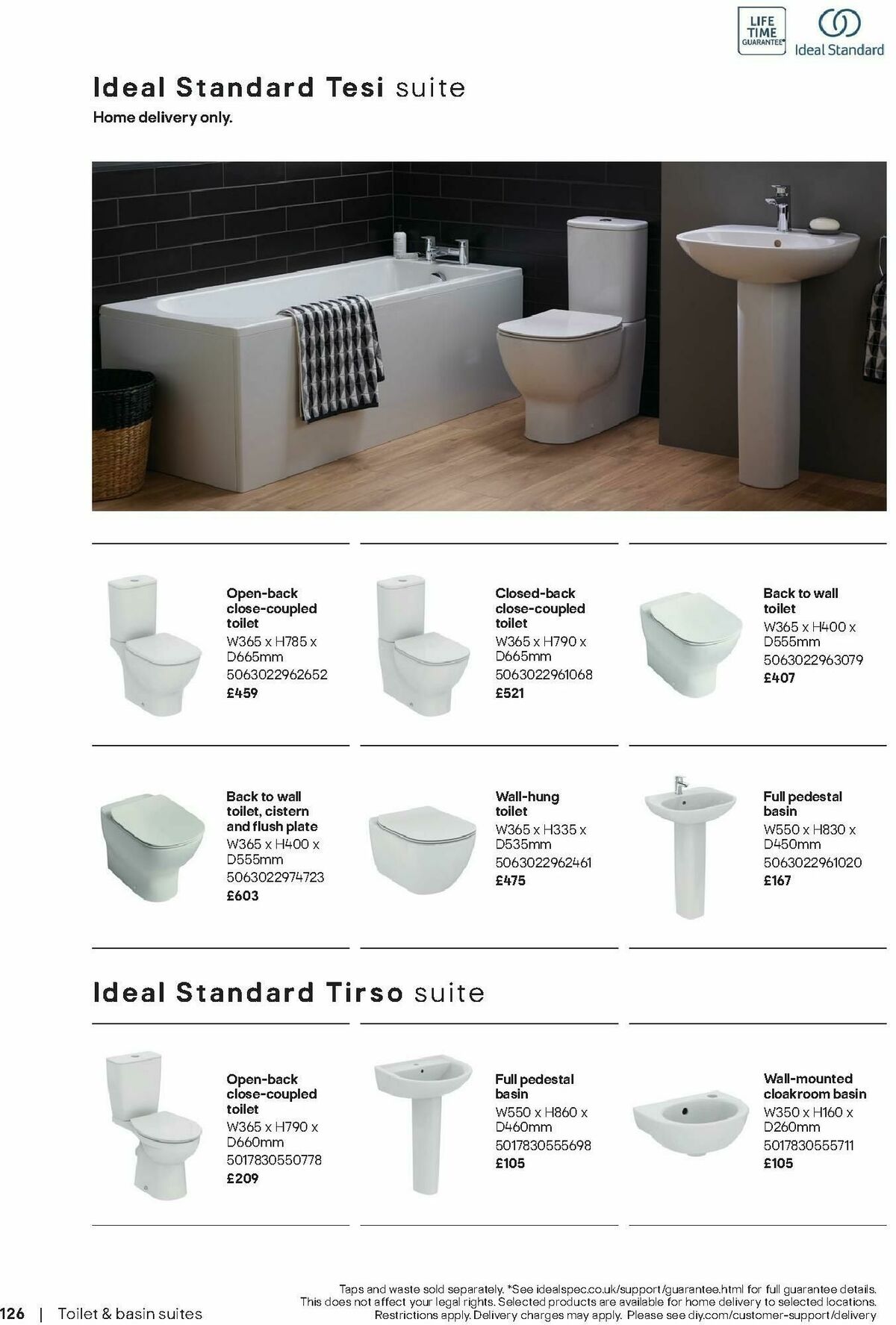 B&Q Bathrooms Offers from 1 September