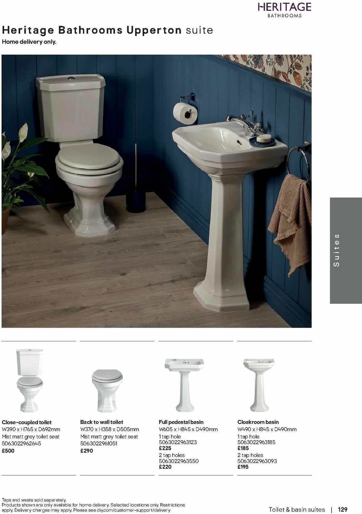 B&Q Bathrooms Offers from 1 September
