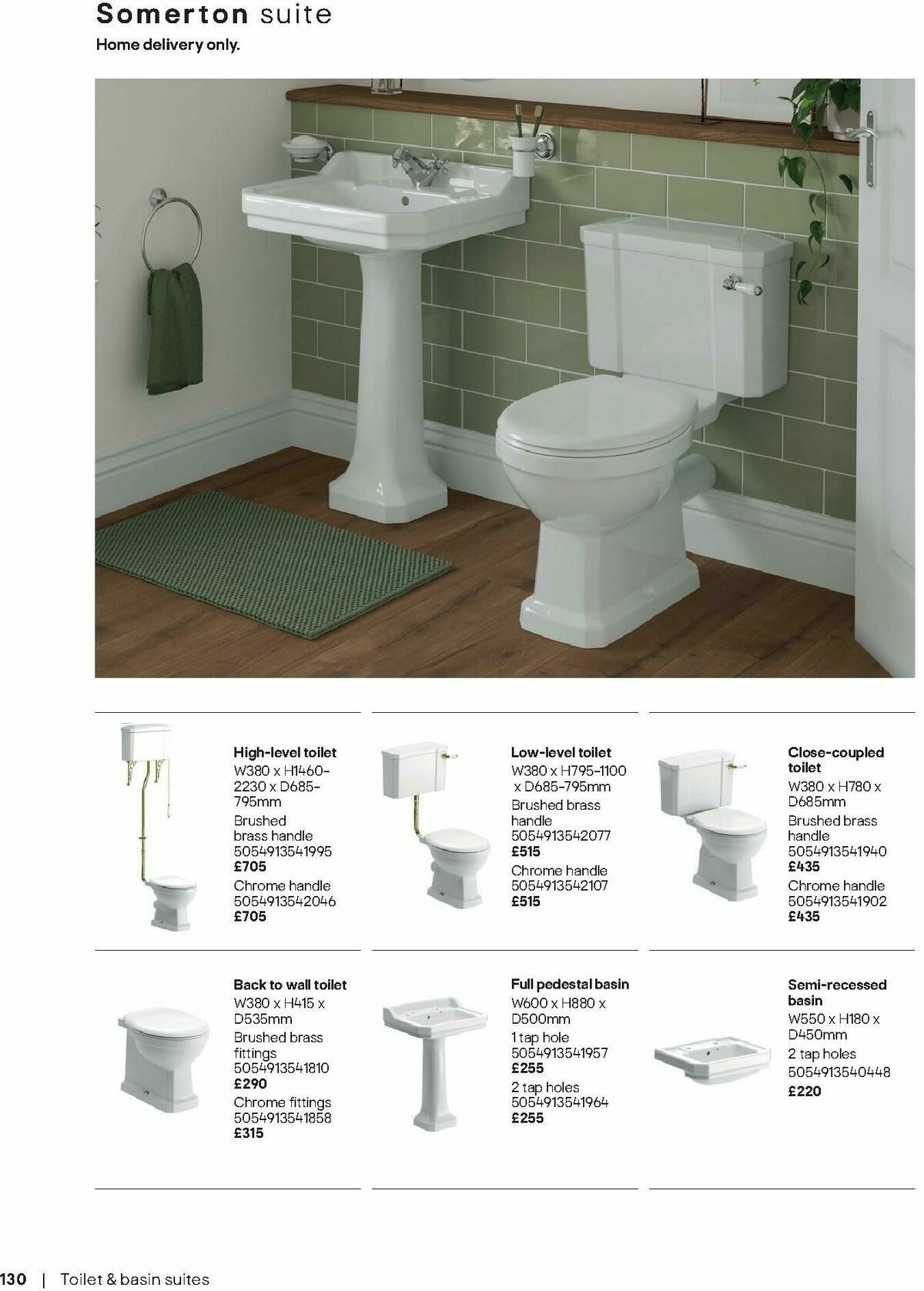 B&Q Bathrooms Offers from 1 September