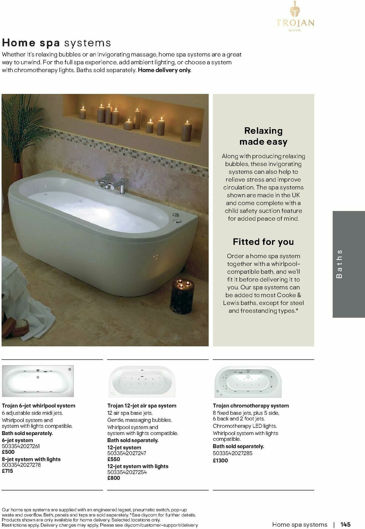 B&Q Bathrooms Offers from 1 September